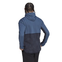 adidas Fleece Jacket Terrex Zupahike with Hood in Steel Blue for Men